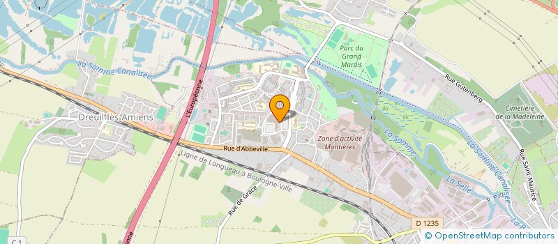 localisation de l'entreprise SYNDICAT DEPART DES OMNIPRATICIENS à AMIENS