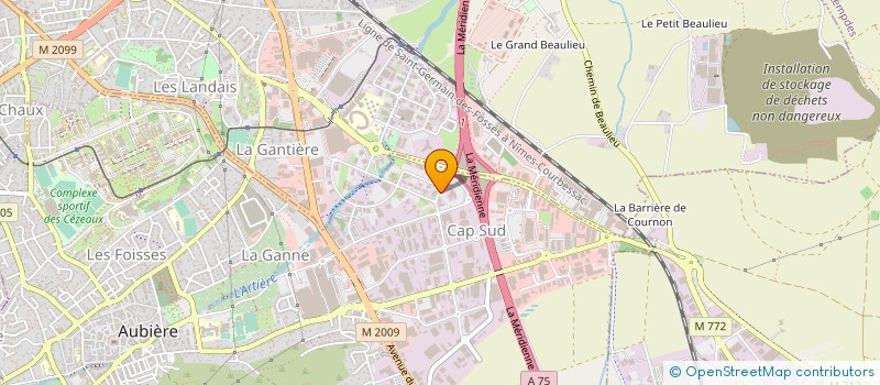 localisation de l'entreprise SYNDICAT DEPART VENTE PROD OVINS à AUBIERE