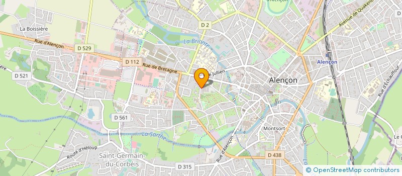 localisation de l'entreprise SYNDICAT DEPART VETERINAIRES PRATICIENS à ALENCON