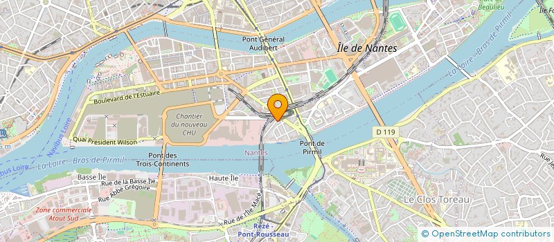 localisation de l'entreprise SYNDICAT DEPARTEMENTAL CGT - FAPT DE LOIRE ATLANTIQUE à NANTES