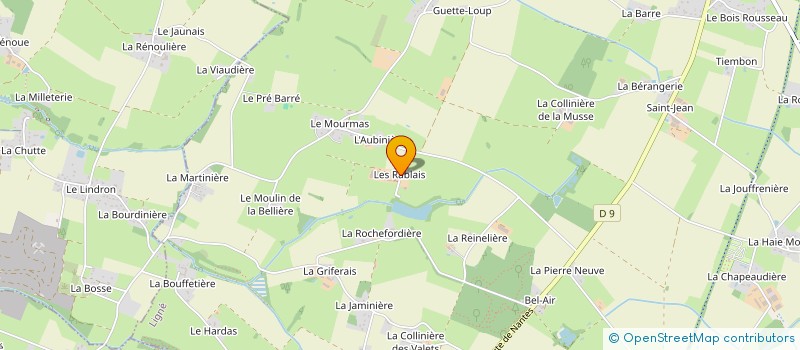 localisation de l'entreprise SYNDICAT DEPARTEMENTAL D'ELEVAGE OVIN DE LOIRE ATLANTIQUE  LIGNE