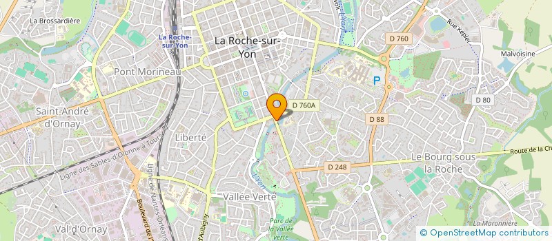 localisation de l'entreprise SYNDICAT DEPARTEMENTAL D'ENERGIE ET D'EQUIPEMENT DE LA VENDEE à LA ROCHE-SUR-YON