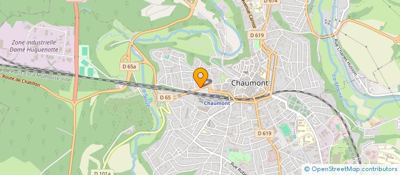 localisation de l'entreprise SYNDICAT DEPARTEMENTAL D'ENERGIE ET DES DECHETS 52 à CHAUMONT
