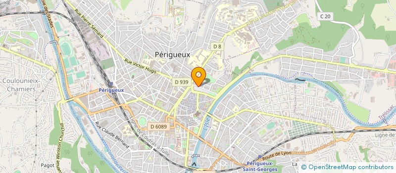 localisation de l'entreprise SYNDICAT DEPARTEMENTAL D'ENERGIES 24 à PERIGUEUX