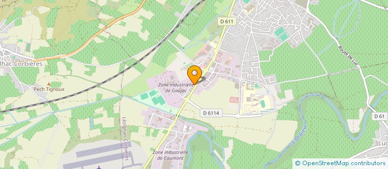 localisation de l'entreprise SYNDICAT DEPARTEMENTAL DE L INDUSTRIE HOTELIERE  LEZIGNAN-CORBIERES