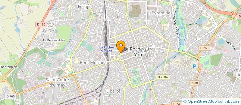 localisation de l'entreprise SYNDICAT DEPARTEMENTAL DES AGENTS UNSA TERRITORIAUX DE VENDEE à LA ROCHE-SUR-YON