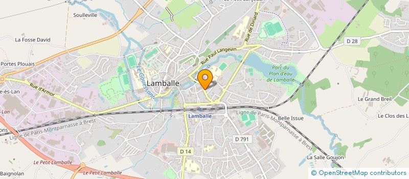 localisation de l'entreprise SYNDICAT DEPARTEMENTAL DES ASSISTANTS ET SALARIES PARTICULIER EMPLOYEUR à LAMBALLE-ARMOR