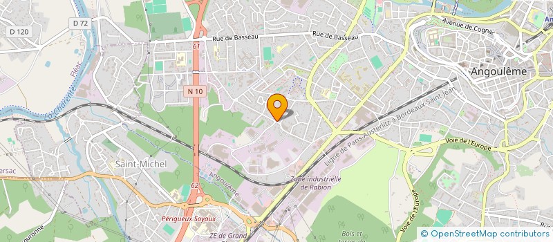 localisation de l'entreprise SYNDICAT DEPARTEMENTAL DES BOUCHERS à ANGOULEME