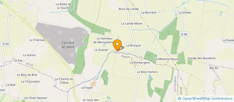 localisation de l'entreprise SYNDICAT DEPARTEMENTAL DES ENTREPRENEURS DES TERRITOIRES ILLE ET VILAINE  JANZE