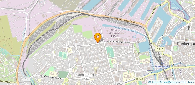 localisation de l'entreprise SYNDICAT DEPARTEMENTAL DES PERSONNELS DE SERVICES SANITAIRES ET SOCIAUX DU SECTEUR DUNKERQUE HAZEBROUCK CFDT à DUNKERQUE