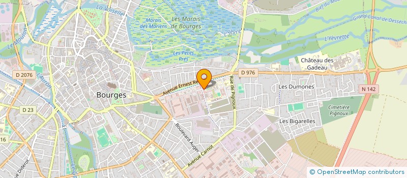 localisation de l'entreprise SYNDICAT DEPARTEMENTAL ENERGIE DU CHER à BOURGES