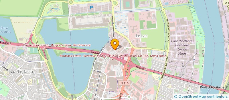 localisation de l'entreprise SYNDICAT DEPARTEMENTAL ENERGIES ET ENVIRONNEMENT DE LA GIRONDE à BORDEAUX