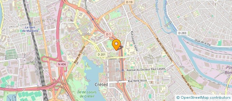 localisation de l'entreprise SYNDICAT DEPARTEMENTAL FORCE OUVRIERE DES MAGASINS AUCHAN DU VAL DE MARNE à CRETEIL