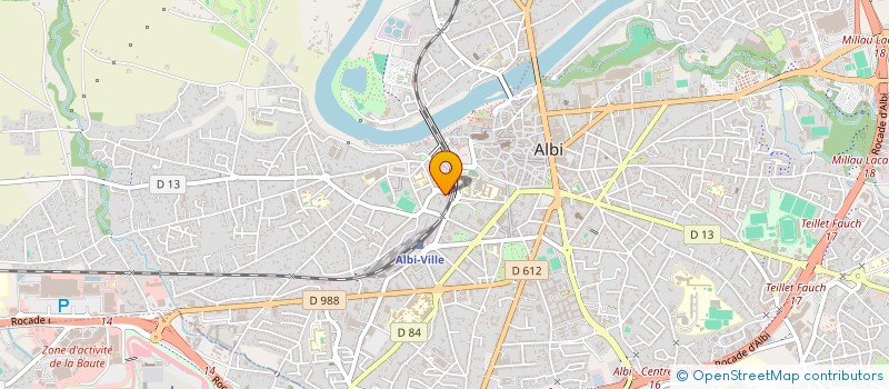 localisation de l'entreprise SYNDICAT DEPARTEMENTAL MEDECINS DU TARN  ALBI