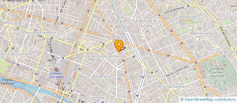 localisation de l'entreprise SYNDICAT DEPARTEMENTAL SUD SANTE SOCIAUX DE PARIS  PARIS