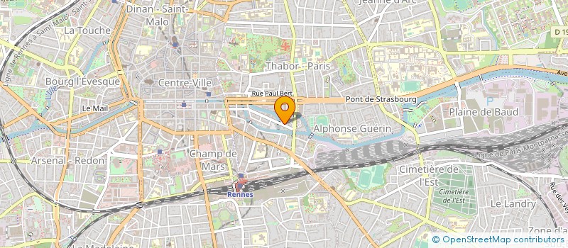 localisation de l'entreprise SYNDICAT DEPARTEMENTAL UGICT-CGT DE LA VILLE DE RENNES ET RENNES METROPOLE  RENNES