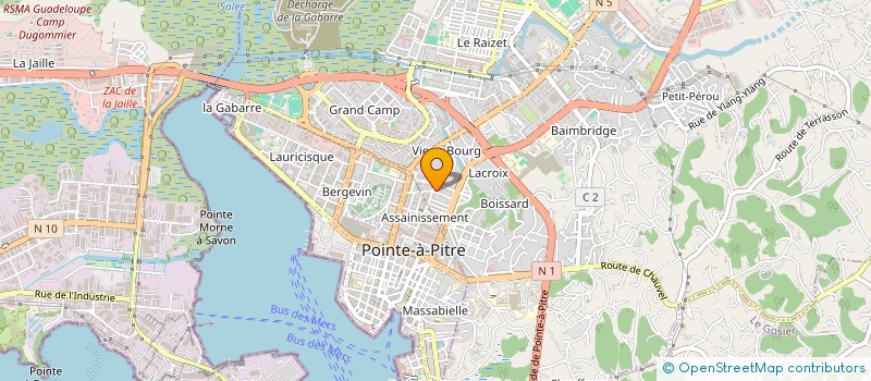 localisation de l'entreprise SYNDICAT DEPARTEMENTAL UNSA TERRITORIAUX DE LA GUADELOUPE à LES ABYMES