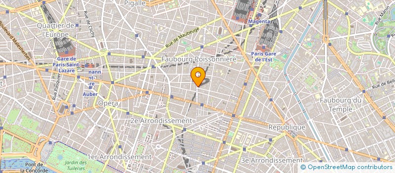 localisation de l'entreprise SYNDICAT DES AGENCES DE PRESSE PHOTOGRAPHIQUES D INFORMATION  ET DE REPORTAGE  PARIS