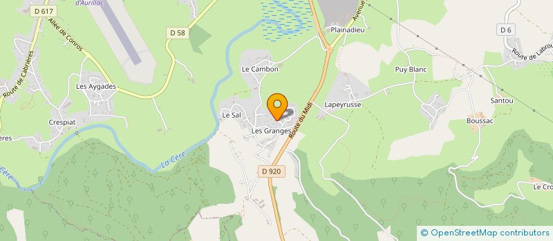 localisation de l'entreprise SYNDICAT DES APICULTEURS DU CANTAL à ARPAJON-SUR-CERE