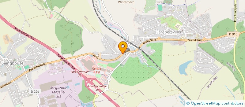 localisation de l'entreprise SYNDICAT DES ARBORICULTEURS  FAREBERSVILLER