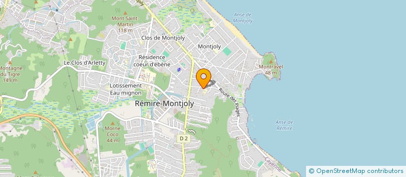 localisation de l'entreprise SYNDICAT DES ARTISANS DE LA COIFFURE DE L ESTHETIQUE ET DES PROFESSIONS CONNEXES  REMIRE-MONTJOLY