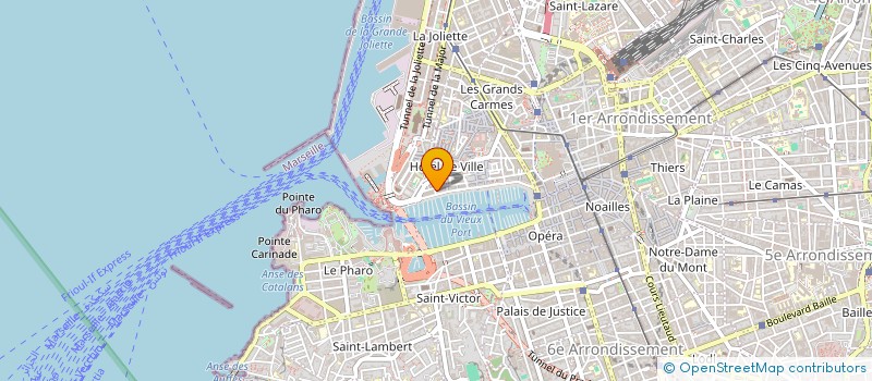 localisation de l'entreprise SYNDICAT DES ARTISANS DE LA PECHE AU THON ROUGE à MARSEILLE