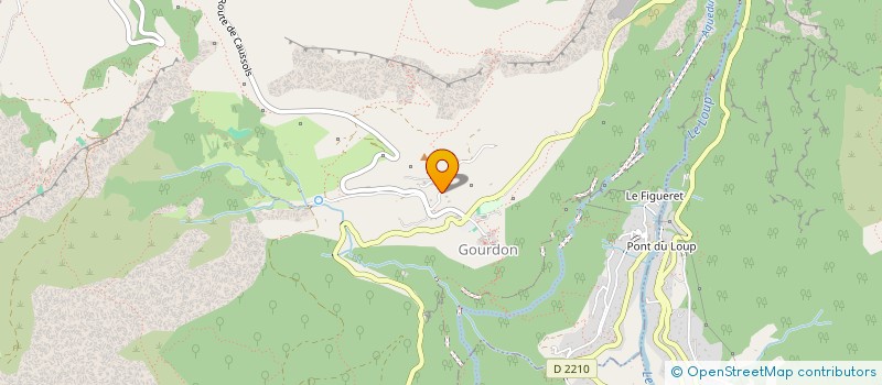 localisation de l'entreprise SYNDICAT DES ARTISANS ET PRODUCTEURS LOCAUX DES PREALPES D'AZUR  GOURDON