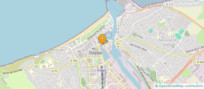 localisation de l'entreprise SYNDICAT DES ARTISANS TAXI DE DIEPPE à DIEPPE