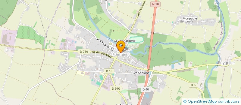 localisation de l'entreprise SYNDICAT DES BASSINS CHARENTE ET PERUSE (SBCP) à VERTEUIL-SUR-CHARENTE