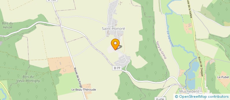 localisation de l'entreprise SYNDICAT DES BASSINS VERSANTS SAANE, VIENNE ET SCIE à SAINT-HONORE