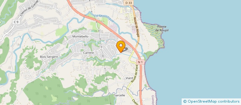 localisation de l'entreprise SYNDICAT DES BOUCHERS DE LA GUADELOUPE  PETIT-BOURG