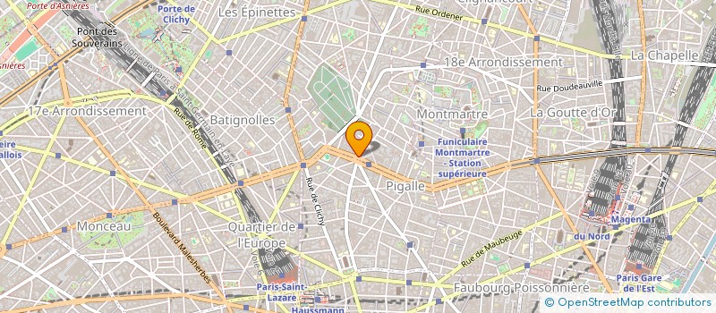localisation de l'entreprise SYNDICAT DES CABARETS MUSIC HALLS ET LIEUX DE CREATION  PARIS