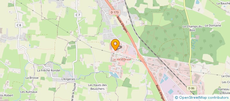 localisation de l'entreprise SYNDICAT DES CINEMAS DE L OUEST  VERN-SUR-SEICHE