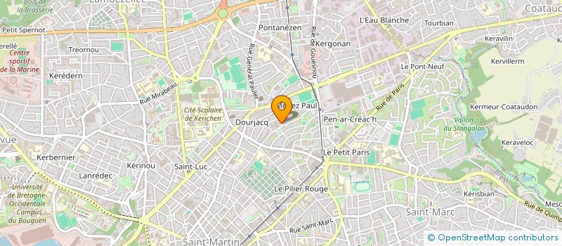 localisation de l'entreprise SYNDICAT DES CO PROPRIETAIRES à BREST