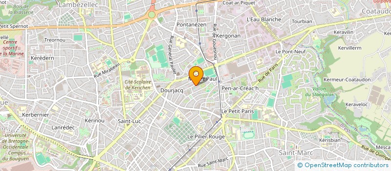 localisation de l'entreprise SYNDICAT DES CO PROPRIETAIRES à BREST
