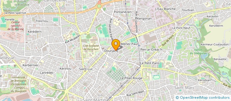 localisation de l'entreprise SYNDICAT DES CO PROPRIETAIRES à BREST