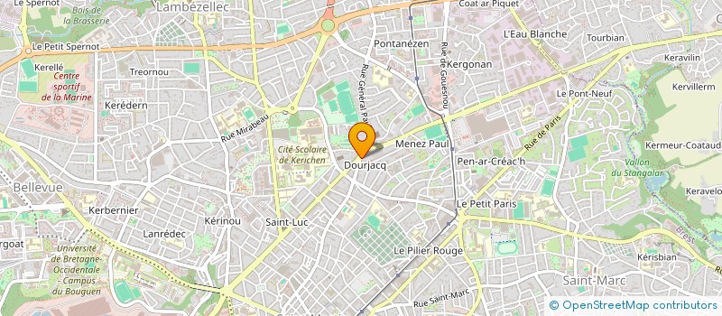 localisation de l'entreprise SYNDICAT DES CO PROPRIETAIRES à BREST