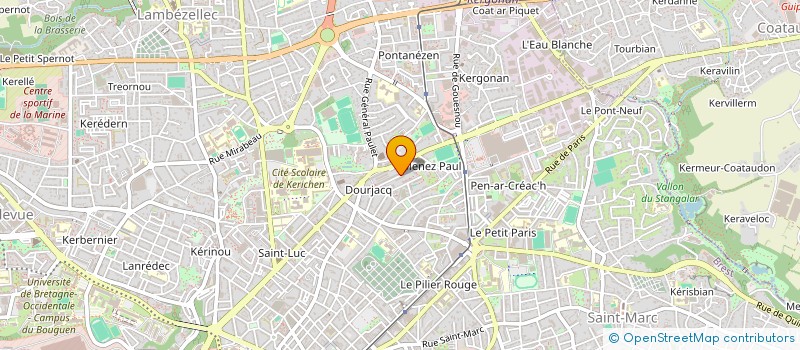 localisation de l'entreprise SYNDICAT DES CO PROPRIETAIRES à BREST