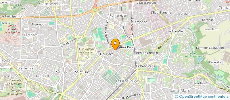 localisation de l'entreprise SYNDICAT DES CO PROPRIETAIRES à BREST