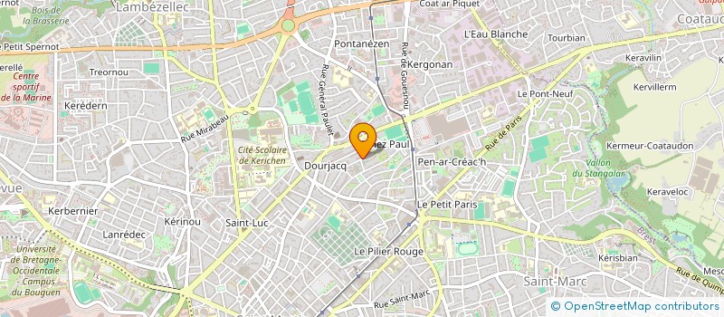 localisation de l'entreprise SYNDICAT DES CO PROPRIETAIRES à BREST