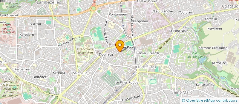 localisation de l'entreprise SYNDICAT DES CO PROPRIETAIRES à BREST