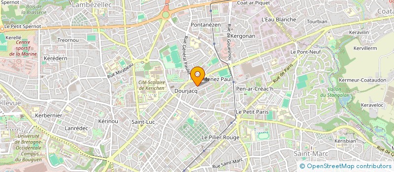 localisation de l'entreprise SYNDICAT DES CO PROPRIETAIRES à BREST