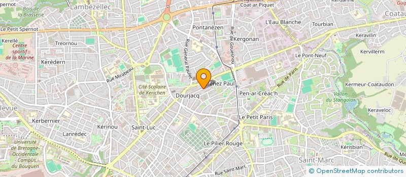 localisation de l'entreprise SYNDICAT DES CO PROPRIETAIRES à BREST