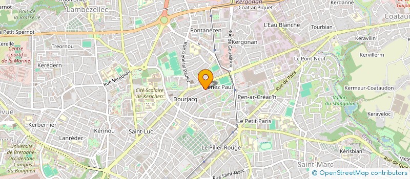 localisation de l'entreprise SYNDICAT DES CO PROPRIETAIRES à BREST