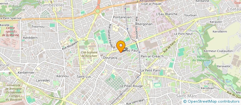 localisation de l'entreprise SYNDICAT DES CO PROPRIETAIRES à BREST