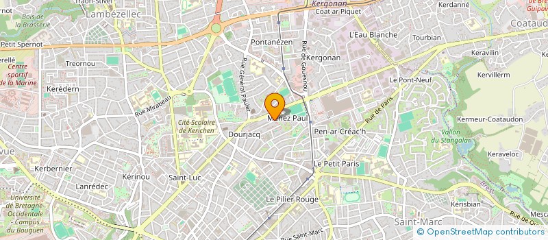localisation de l'entreprise SYNDICAT DES CO PROPRIETAIRES à BREST
