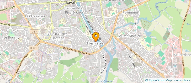localisation de l'entreprise SYNDICAT DES CO PROPRIETAIRES à LAVAL