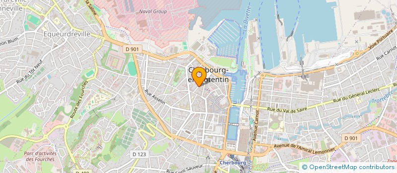 localisation de l'entreprise SYNDICAT DES CO PROPRIETAIRES  CHERBOURG-EN-COTENTIN