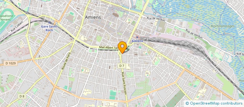 localisation de l'entreprise SYNDICAT DES COIFFEURS  AMIENS