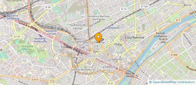 localisation de l'entreprise SYNDICAT DES COMMISSAIRES DE LA POLICE NATIONALE à COURBEVOIE